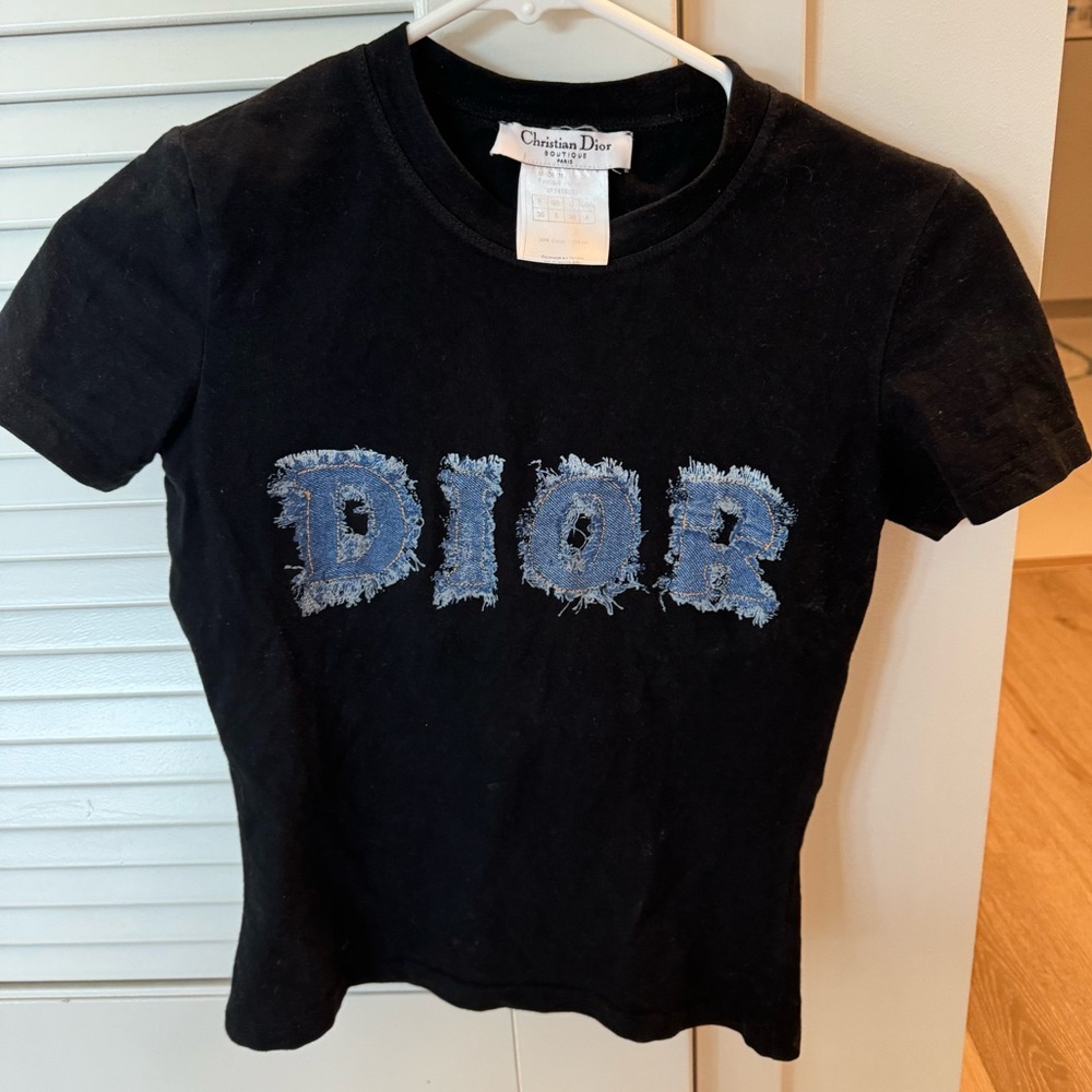 Christian Dior Vintage Black Tee